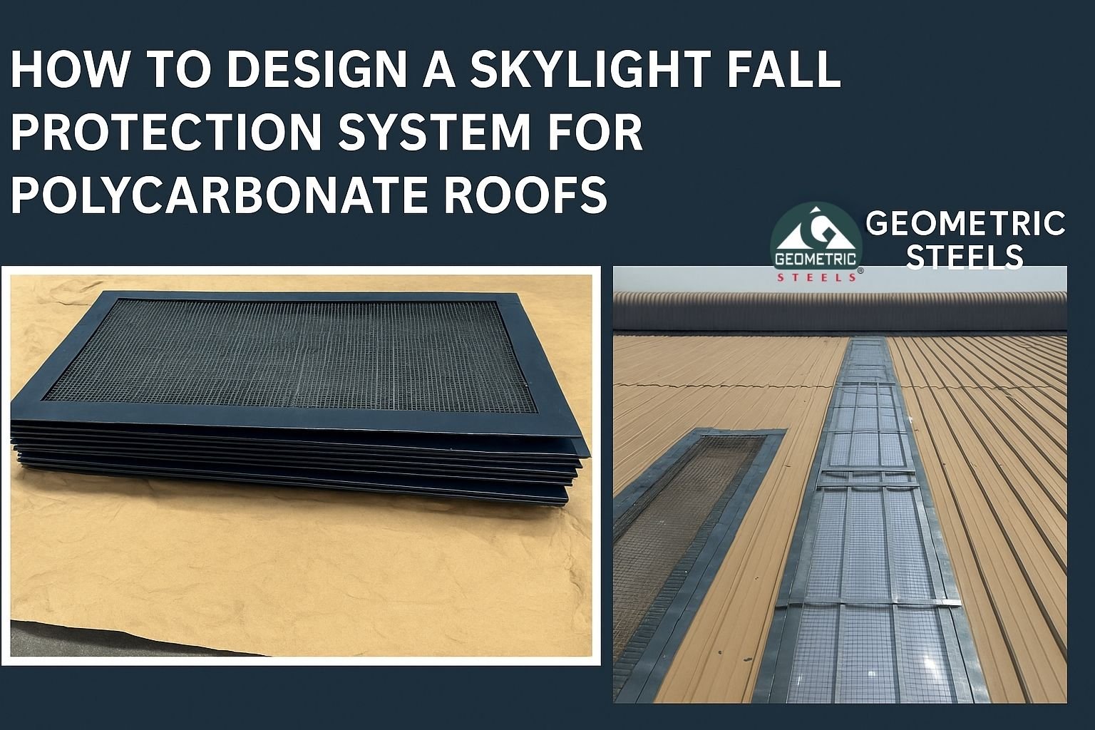 Skylight Fall Protection System for Polycarbonate Roofs