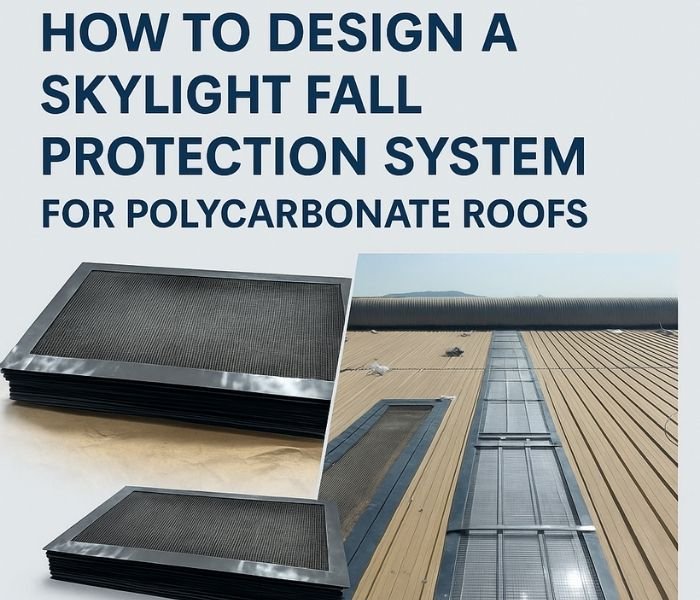 Skylight Fall Protection System for Polycarbonate Roofs