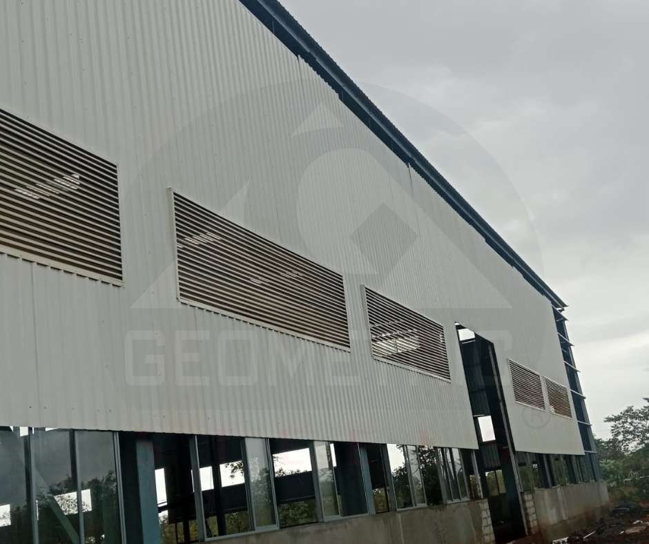 Galvanised colour coated metal sheets