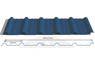 Galvanised colour coated metal sheets
